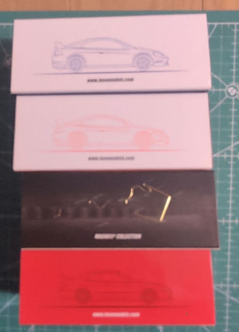 INNO64　ホンダインテグラ　レーシング　タイプR　ミニカー4台セット