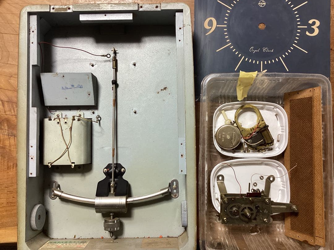 National(現Panasonic)オルゴール時報　振り子時計　昭和30年代