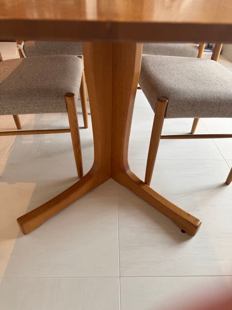 7月限定1万円off 美品)葉山家具 一本木長方形テーブル