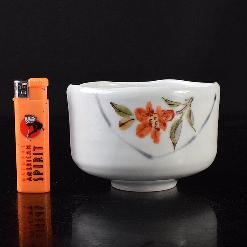 茶道具 森恵子作 色絵 柘榴文 茶碗 共箱 M R7999 - メルカリ