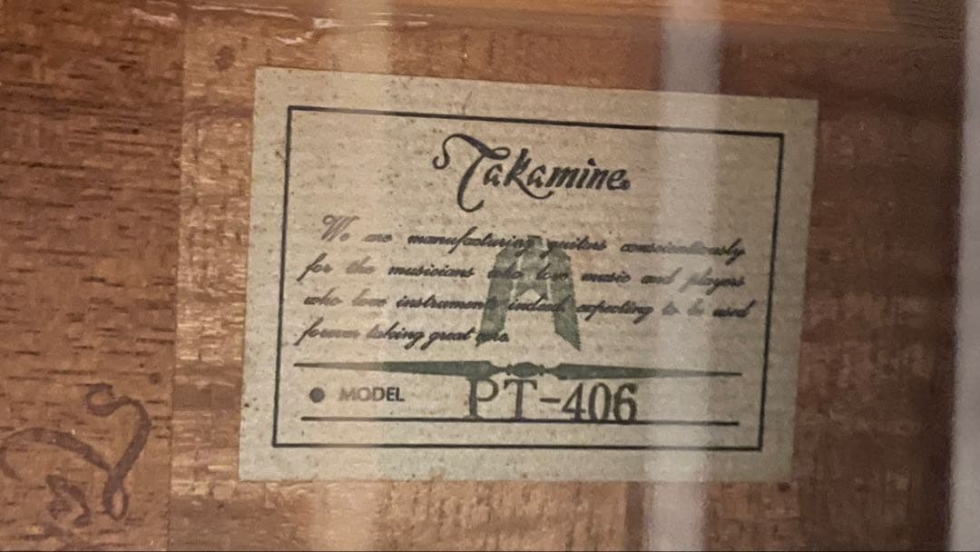 takamine 高峯pt406 エレキアコースティックギター 値下げ交渉可能