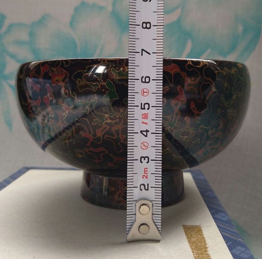 津軽塗 赤と黒のペアの漆器 夫婦椀2個セット 弘前市福士漆器製作所製