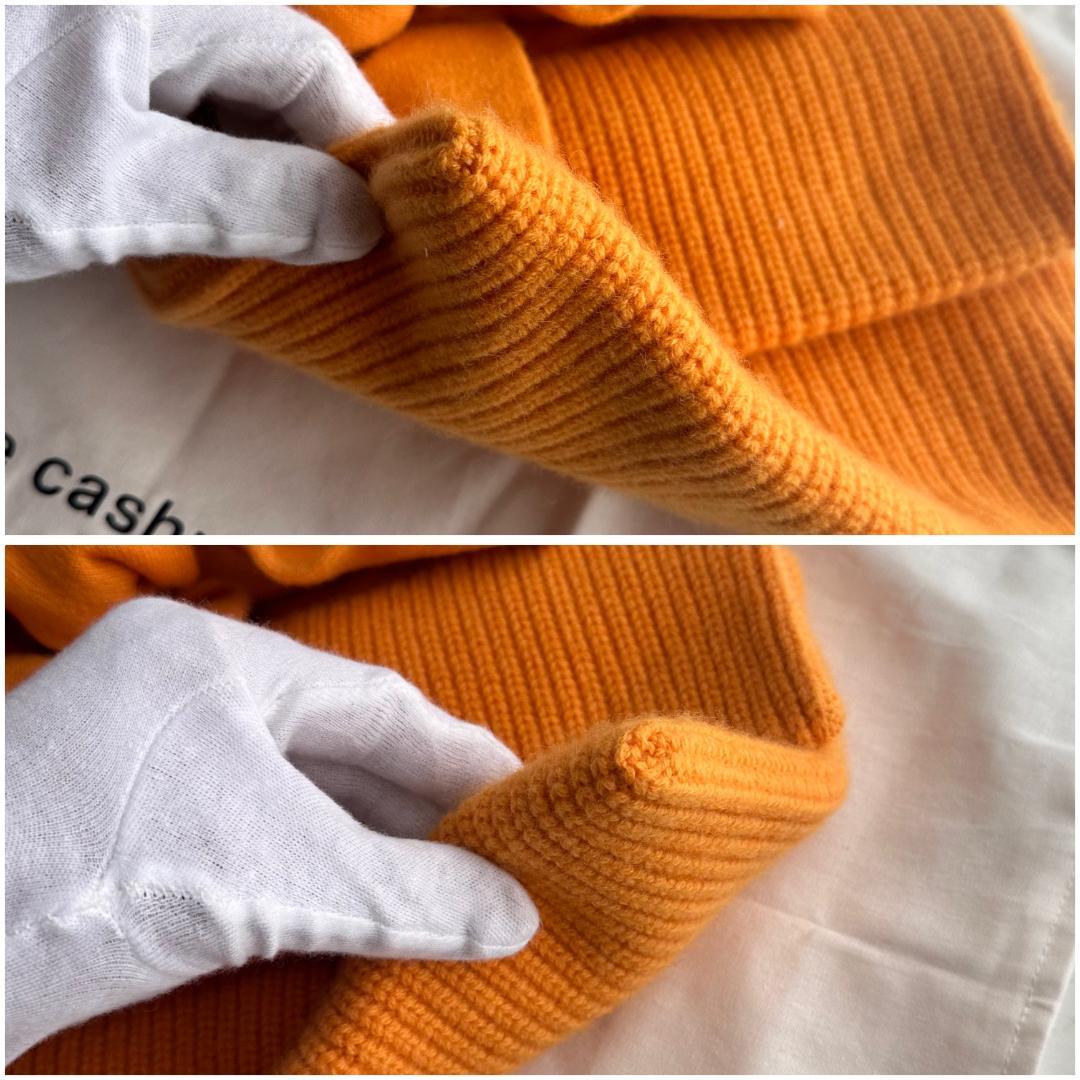 【極美品】Extreme Cashmere　ショルダーバッグ　オレンジ　カシミヤ