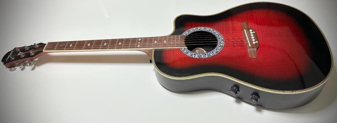 Y USED エレアコ ギター ARIA AMB-35 電池不要 アリア レッド - メルカリ