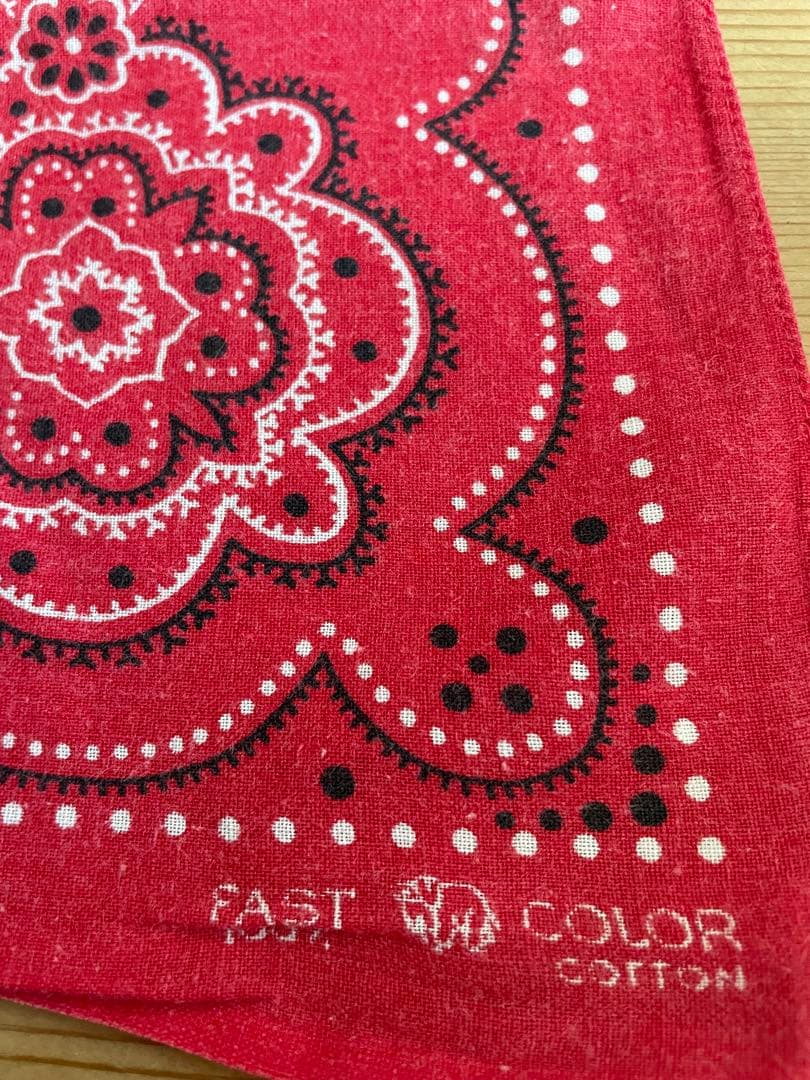 50s〜ビンテージバンダナ3枚SET｜雷柄・花柄・下鼻