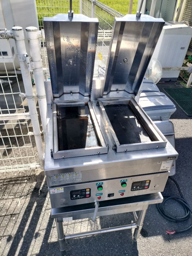 餃子 電気 単相200 グリラー 2連 餃子 電気 単相200 グリラー 2連