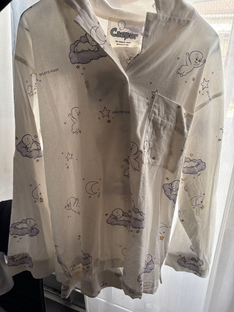 ジェラートピケ gelatopique キャスパー ネルシャツ ロングパンツ