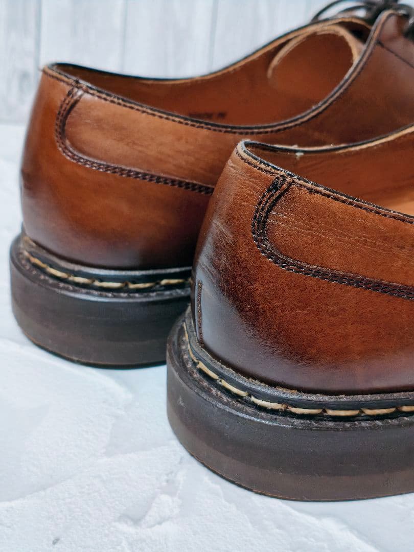 Berwick1707 Uチップ ブラウン カジュアル 革靴 モカシン