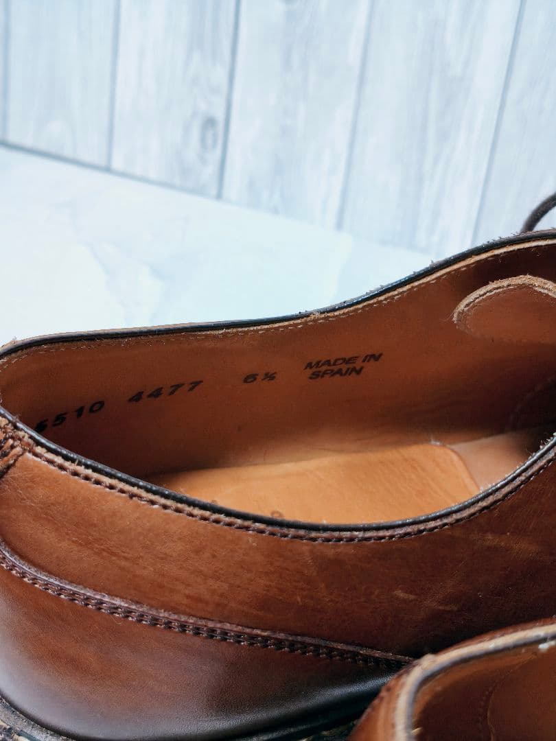 Berwick1707 Uチップ ブラウン カジュアル 革靴 モカシン