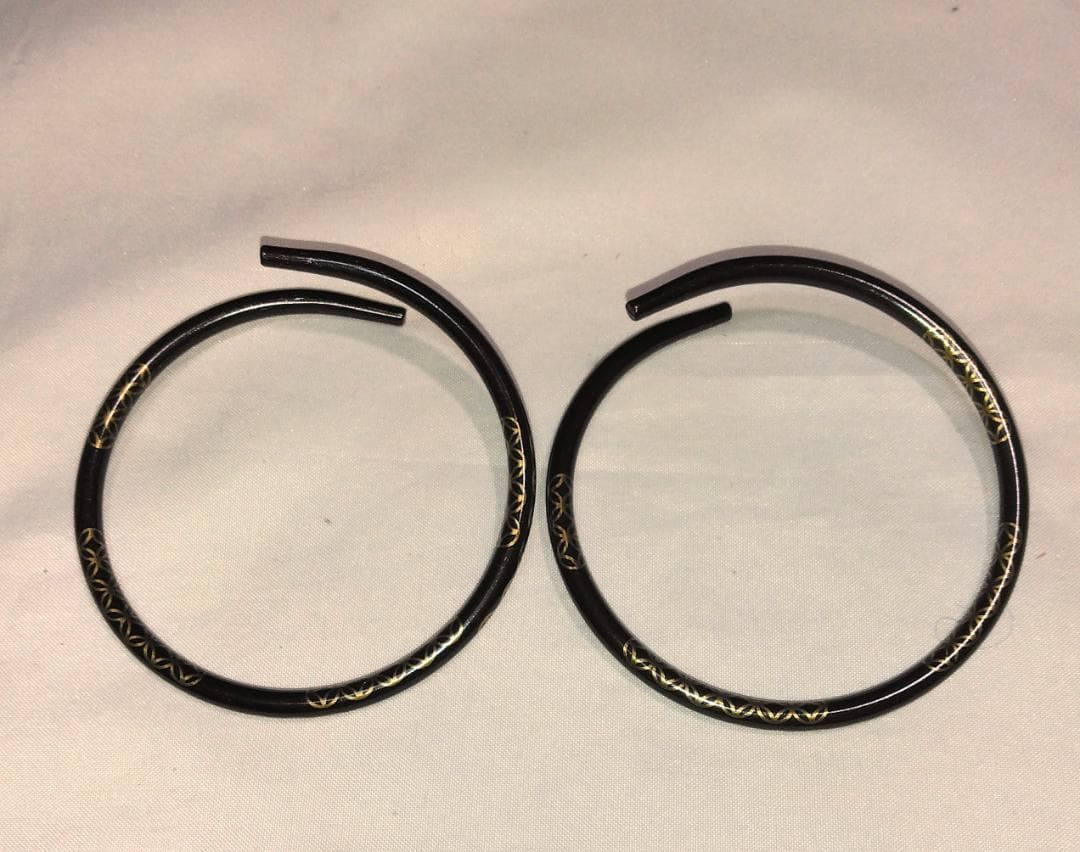 茶道具 金工師木村清五郎作 金七宝象嵌入釜釻 金七宝象嵌入