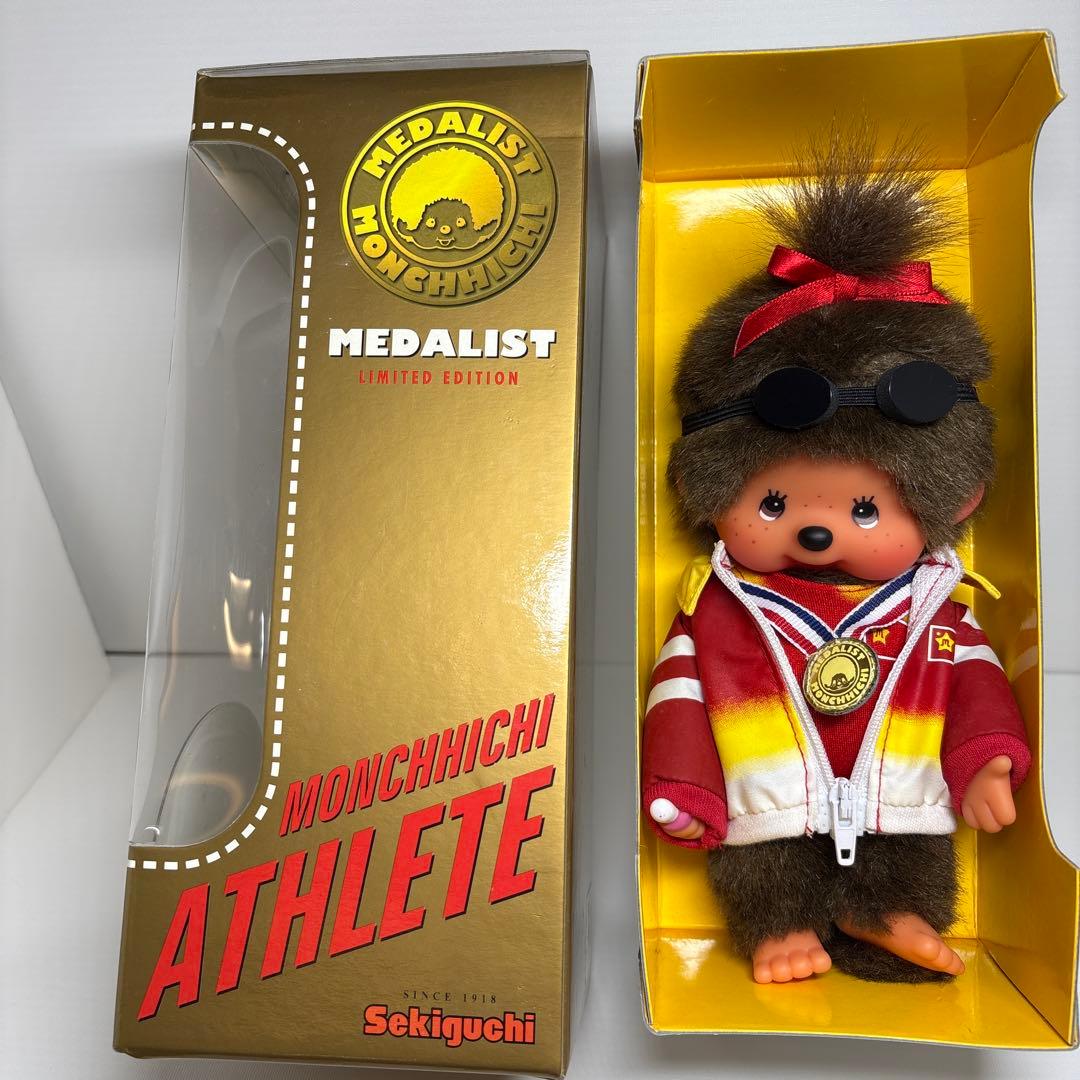新品 2008年発売 金メダル 水泳 モンチッチ 2524