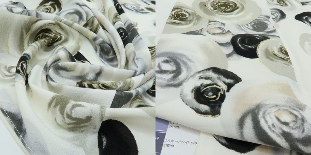 新品 洗える着物 仕付け糸付き 薔薇 トールサイズ 振袖 着物 A2236の