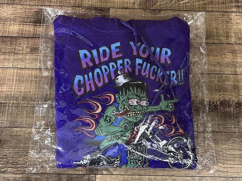 サムズ モーターサイクル ムーンアイズ デザイン ハーレー モンスター パーカー