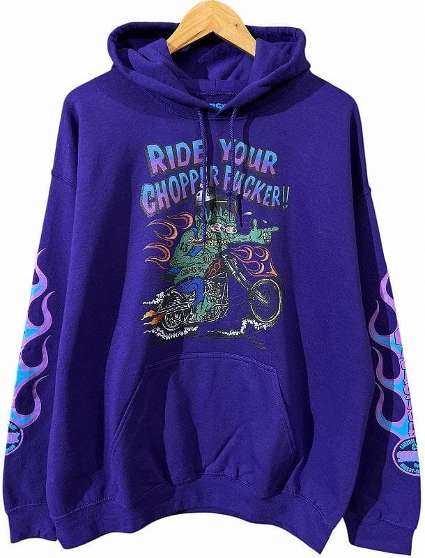 サムズ モーターサイクル ムーンアイズ デザイン ハーレー モンスター パーカー