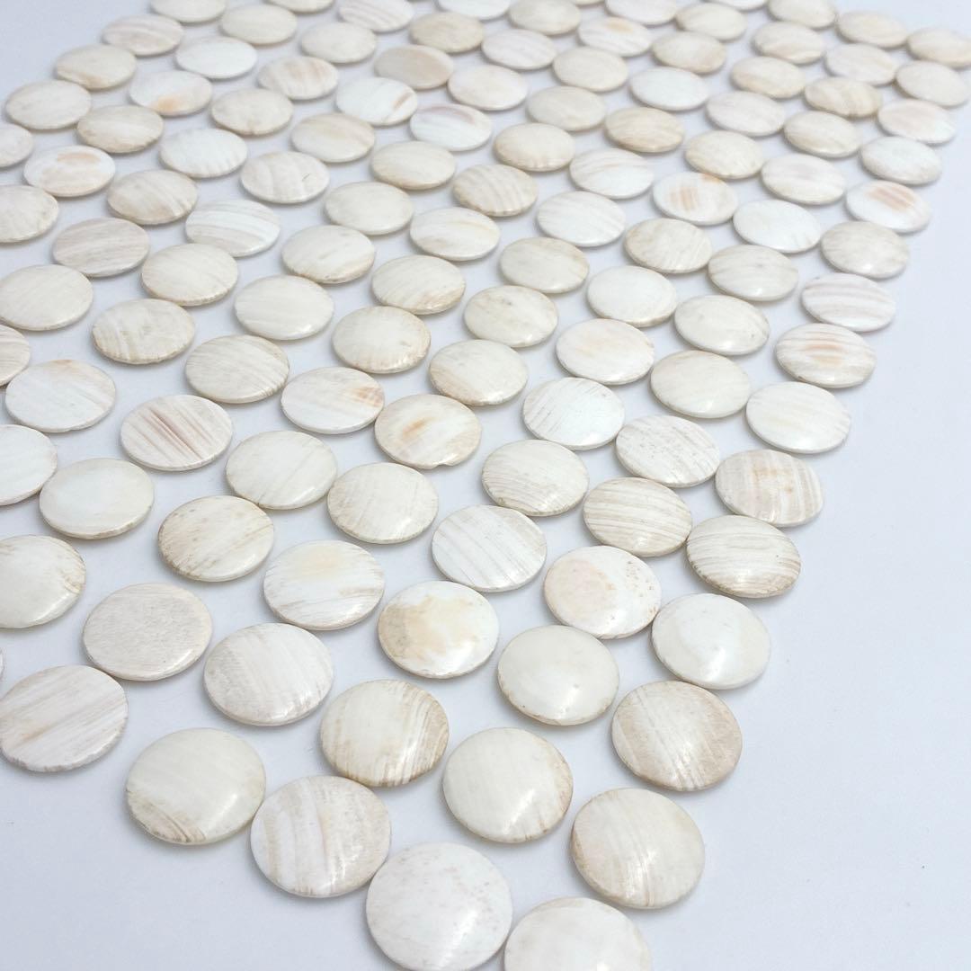 【希少】本蛤（はまぐり）碁石 20号 21号 薄型 和囲碁 石 白石 黒石