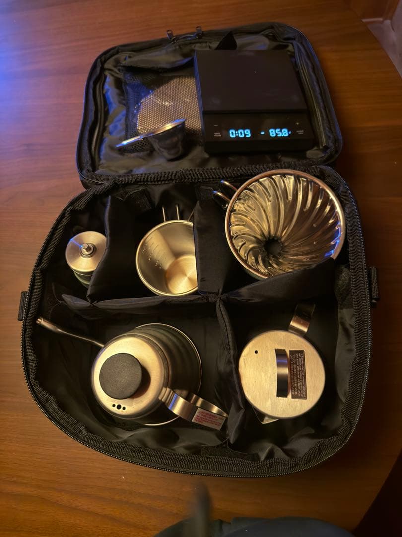 HARIO V60アウトドアコーヒーセットとHARIO製コーヒースケール の販売