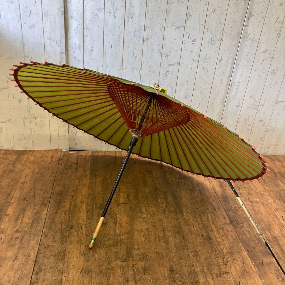 昭和レトロ 蛇の目 羽二重傘 和傘 番傘 舞踊傘 傘 着物 和装 和服 舞子