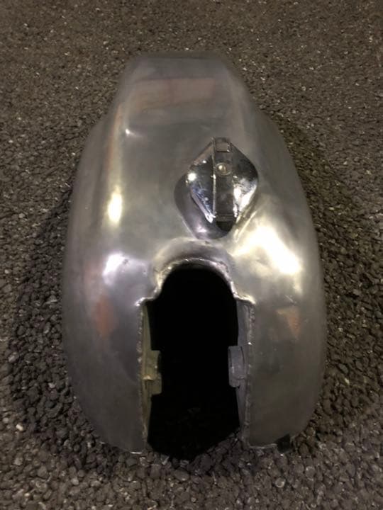 SR400/500 ノートンアルミタンク（ロングタンク） ブルックランズ製