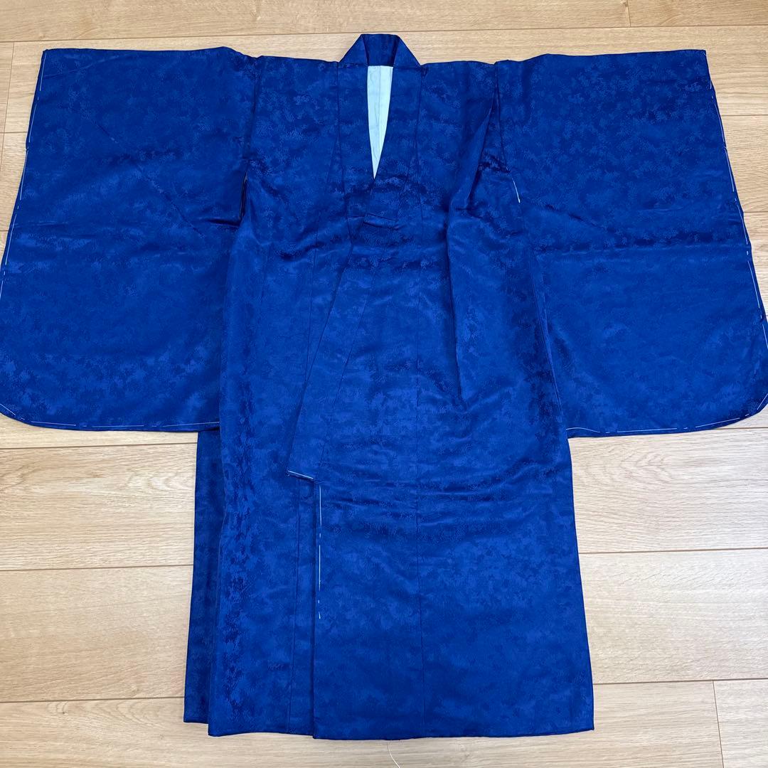 羽織袴 七五三 男の子 12点フルセット 着物 鷹宝船5歳 青 京超