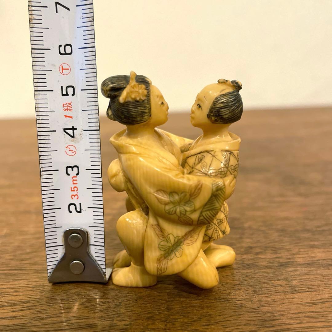 春画 根付 置物 天然素材 骨董 古美術