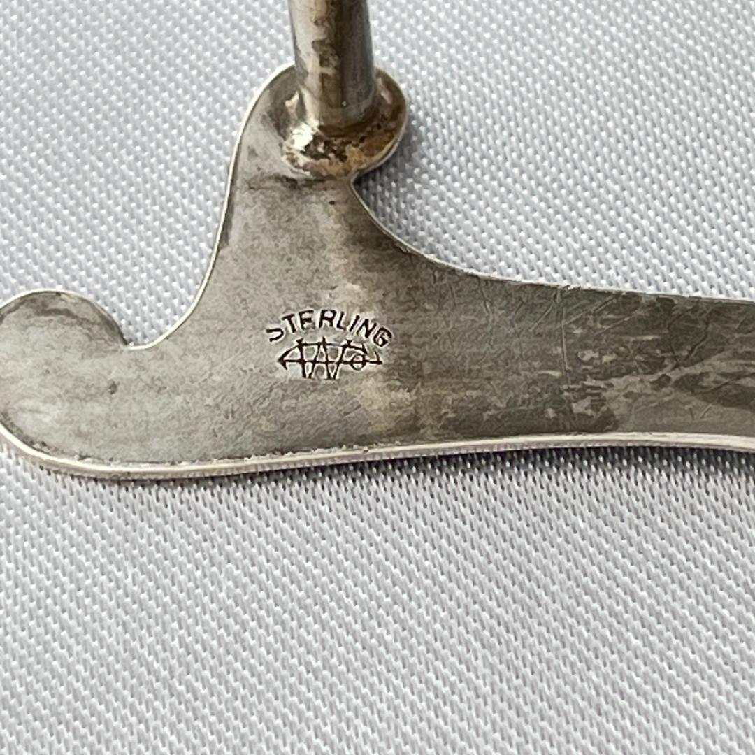 Webster】【純銀 / ガラス】 透かしのコースター 6枚 スターリング