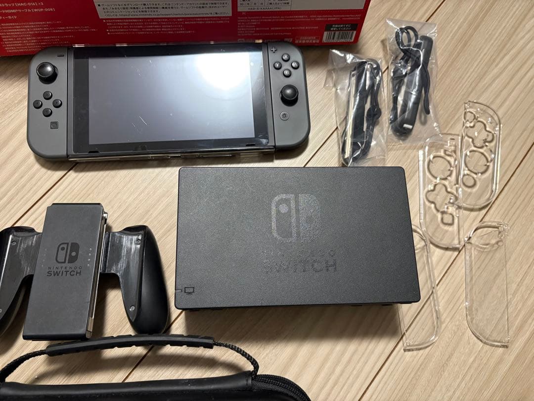 Nintendo Switch グレー 本体 箱・付属品あり