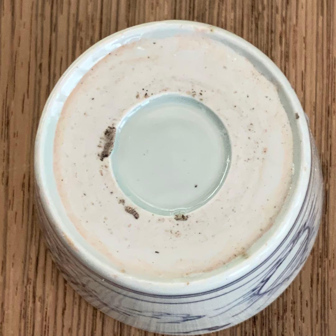 古伊万里 蕎麦猪口 龍 染付