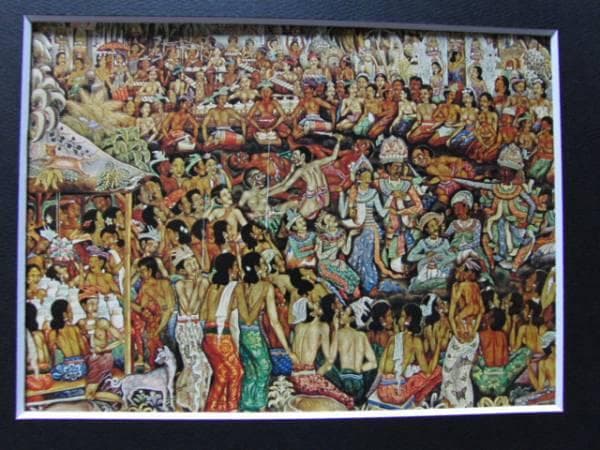 IDA　BAGUS MADE（イダ　バグス　マデ）バリ踊り上演、希少な大判画集画