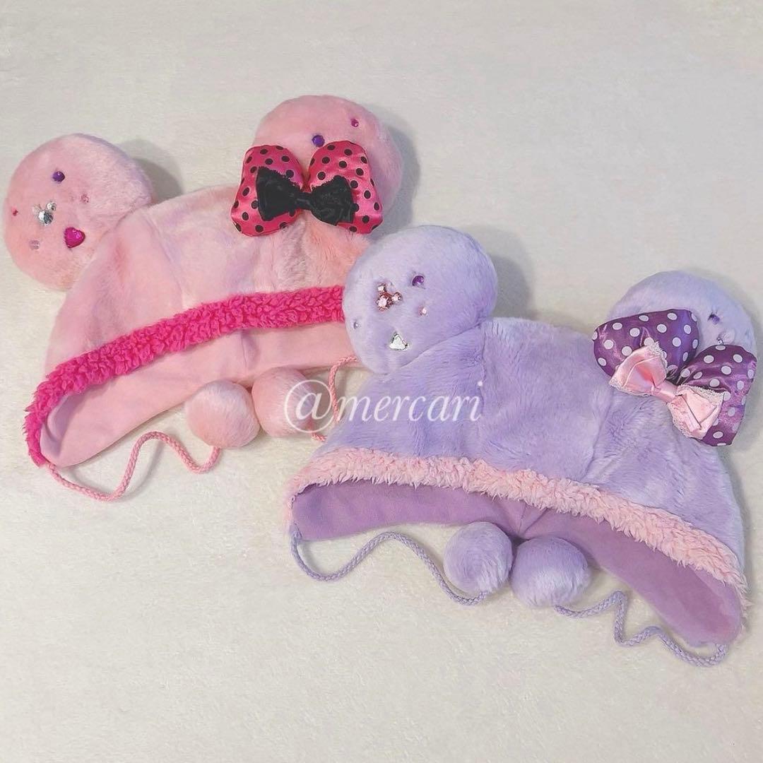 ミニー ファンキャップ ピンク リボン 水玉 ディズニー パルパルーザ