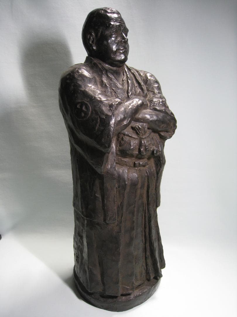 【西郷隆盛像】古賀忠雄　　ブロンズ像　　高さ約55㎝