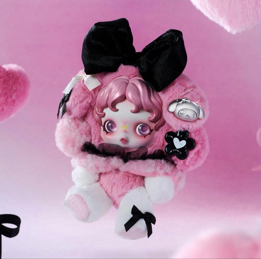 新品SKULLPANDA xMy Melody x KUROMIぬいぐるみ