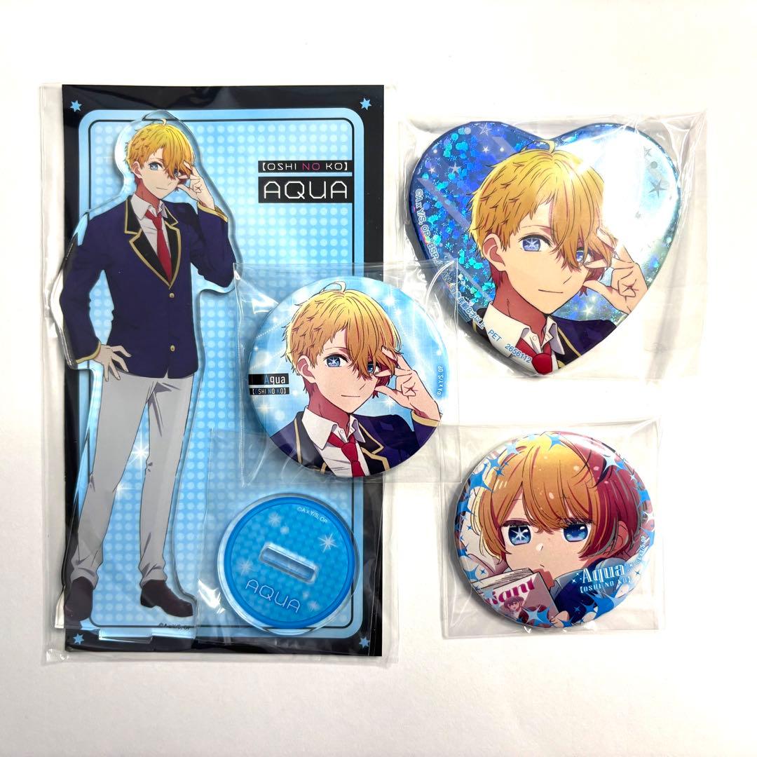 推しの子 星野アクア 缶バッジ 4点 - メルカリ