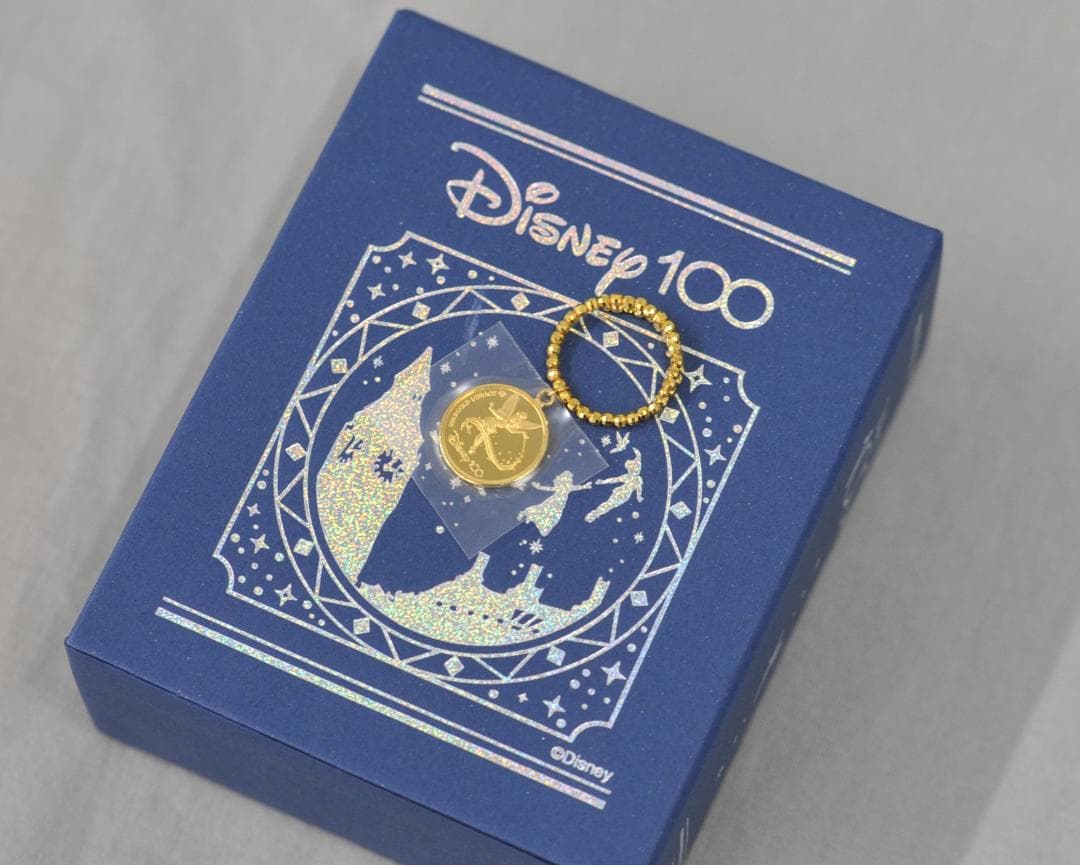 m*o様 Disney Tinker Bell　イエローゴールドのリング　未使用