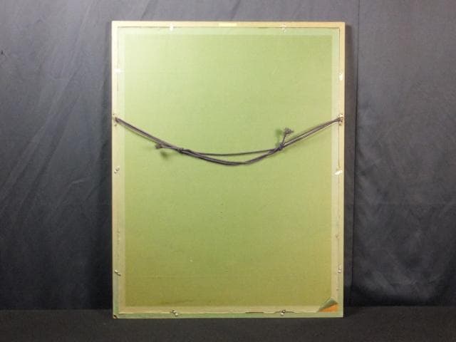 徳田宏行　直筆サイン『花のコスチューム』ペーパーにパステル画 20号 0907G