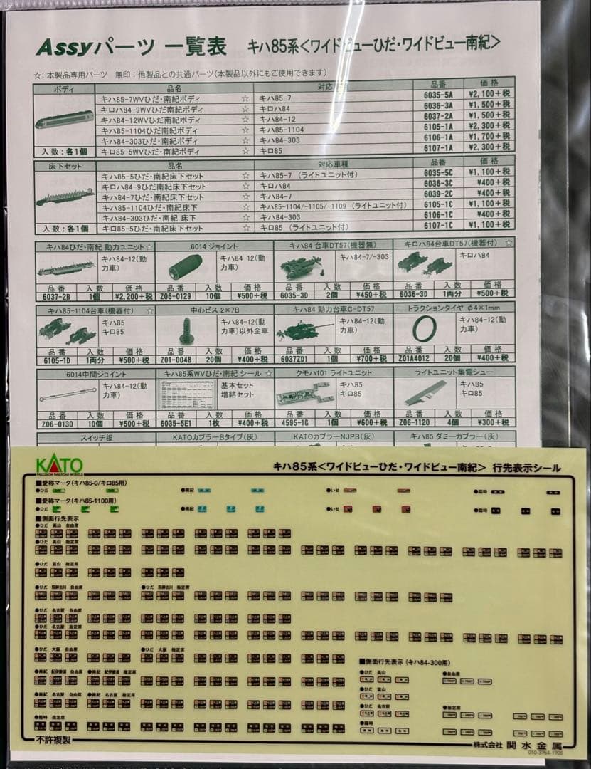 KATO キハ85系「ワイドビューひだ・ワイドビュー南紀」4両基本+5両増結