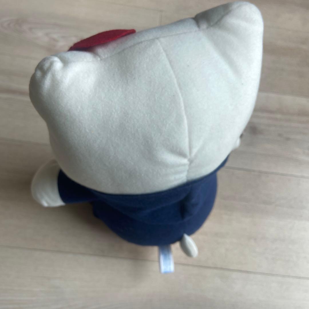サンリオ　ハローキティ BIGぬいぐるみ　ダッフルコート　マスコット　平成レトロ