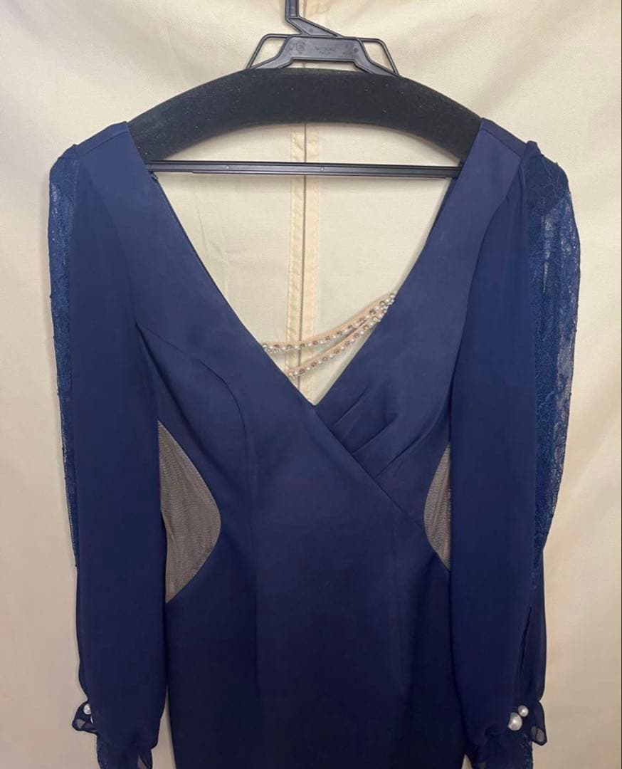 【なみ】キャバドレスAngel R ネイビーAR21847