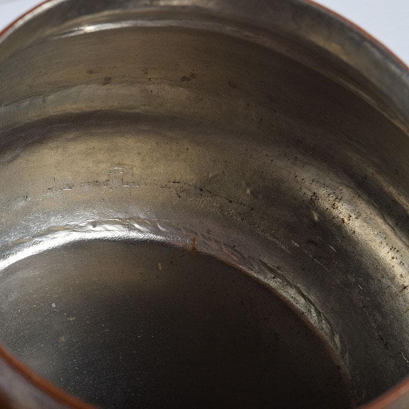 煎茶道具 銅製 銀摘 湯沸 水注 時代箱 U R9474H