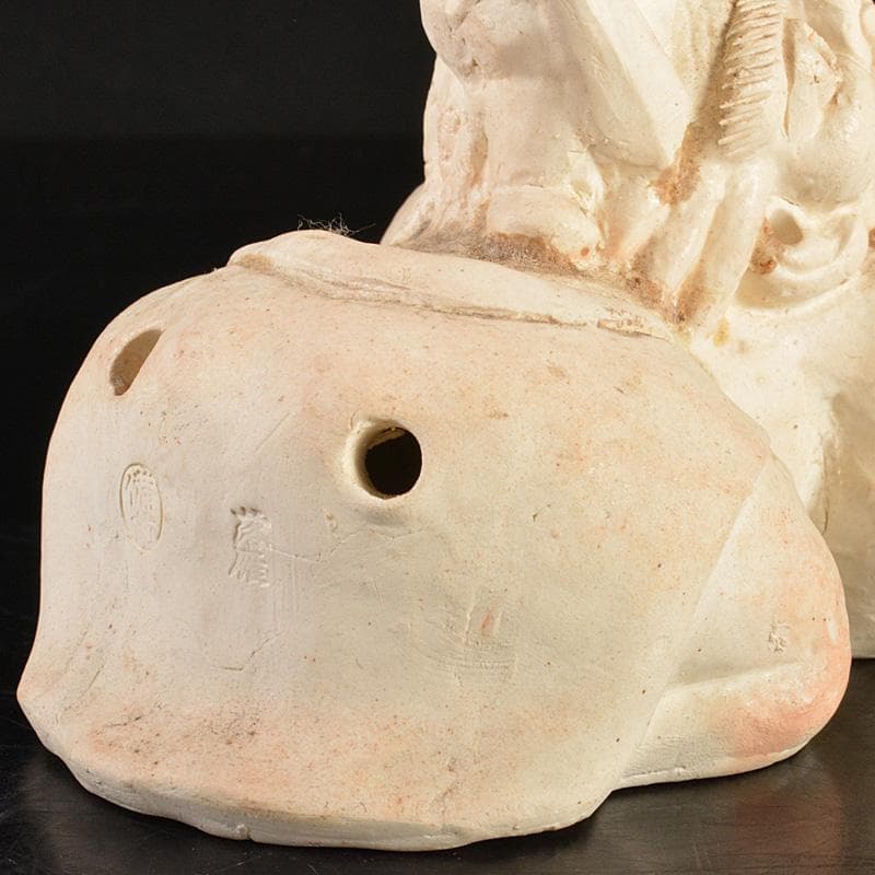 備前焼落雁窯古備前白備前置物VR7153