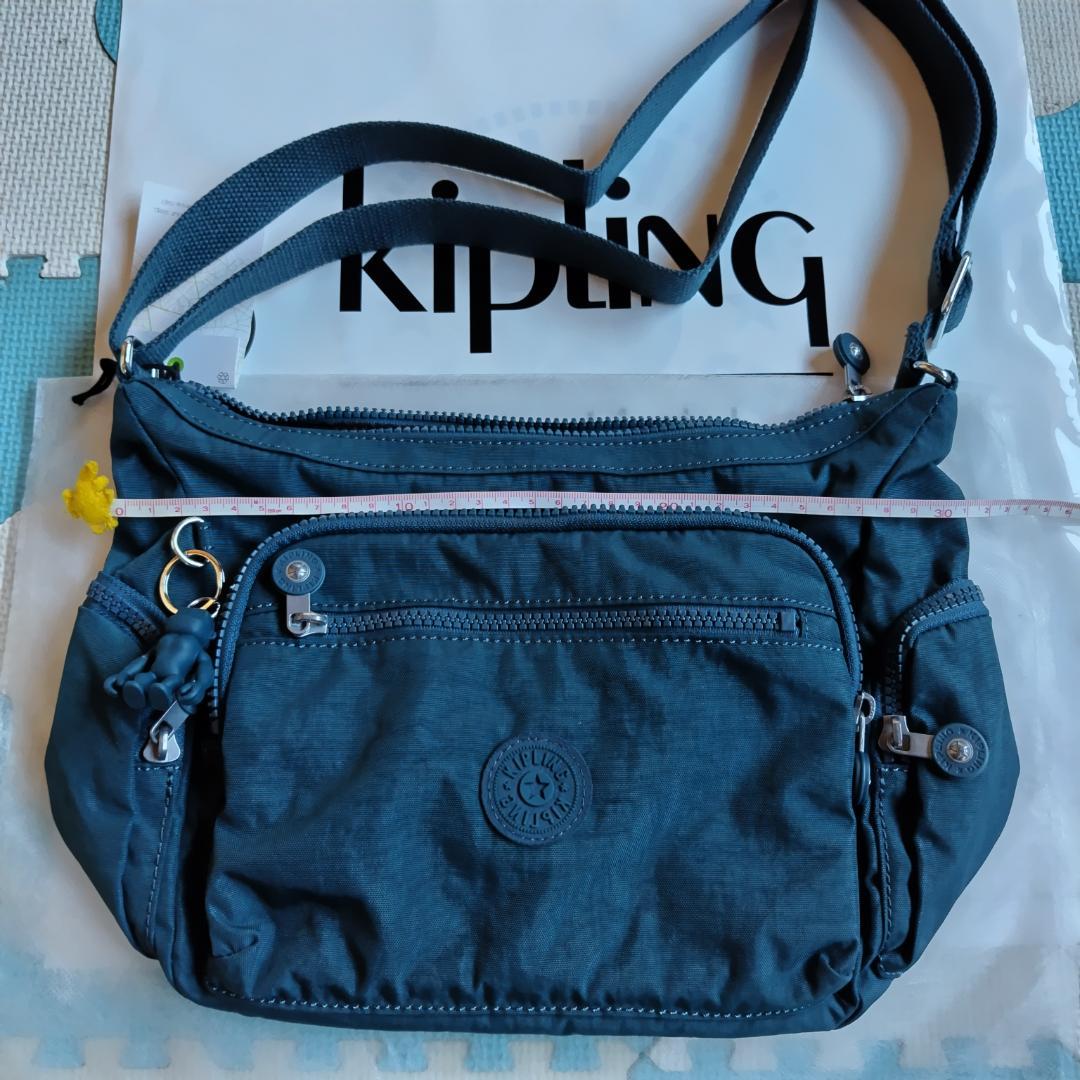 【新品・未使用】Kipling ダークブルー ショルダーバッグ　キプリング