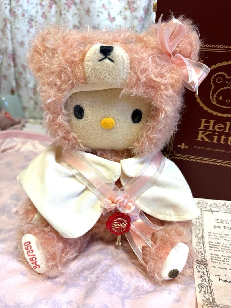 貴重！ハローキティ、ハーマン、350体限定テディベアキティ