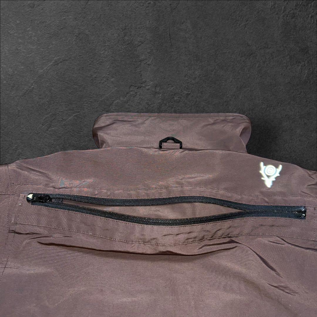 South2 West8取り外しスリーブギミックジャケット多機能ポケット刺繍ロゴ