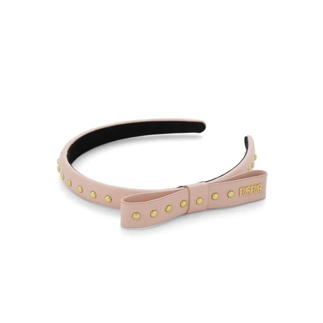 FURFUR スタッズリボンカチューシャ