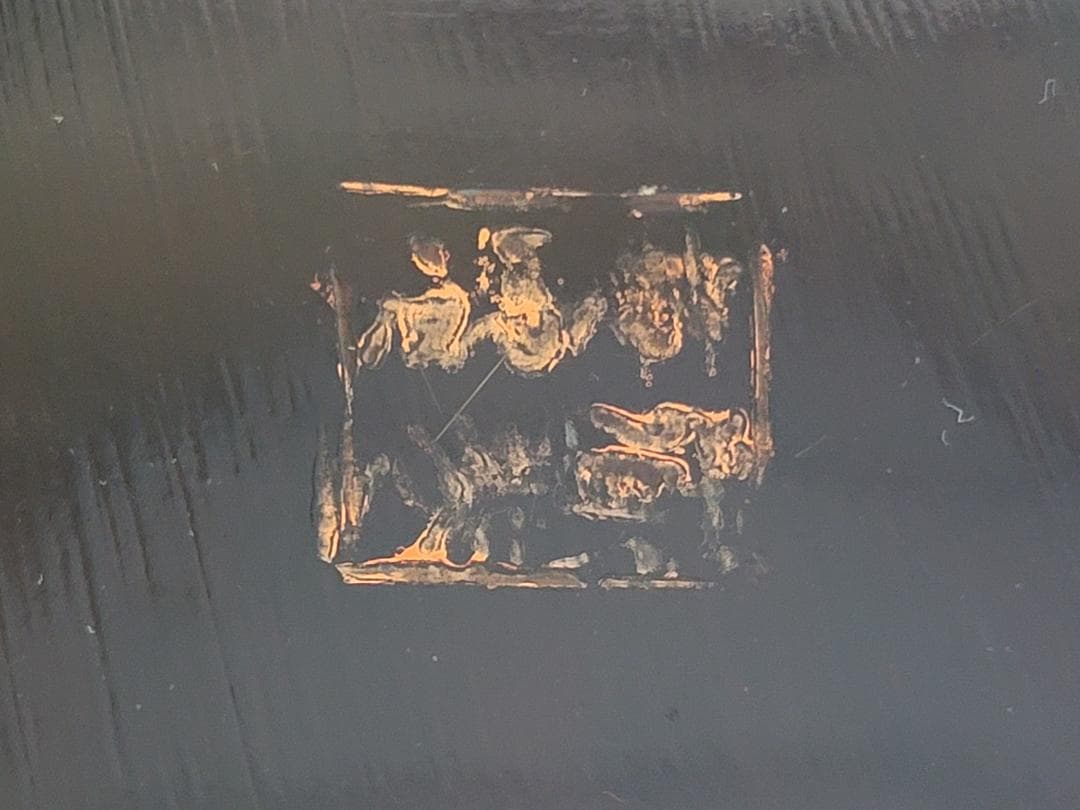 DT344 茶道具 唐物 色絵人物紋 菓子盆 中国 古美術