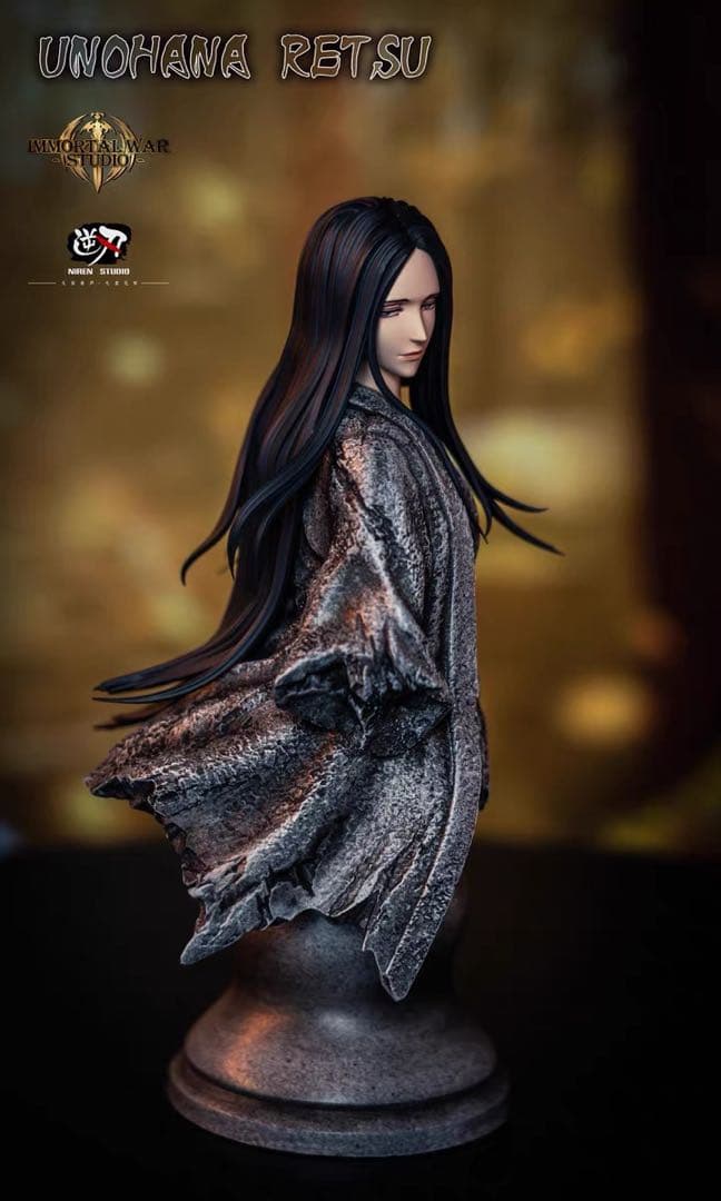 BLEACH 黒衣少年図 卯ノ花 烈 ガレージキット スタチュー③