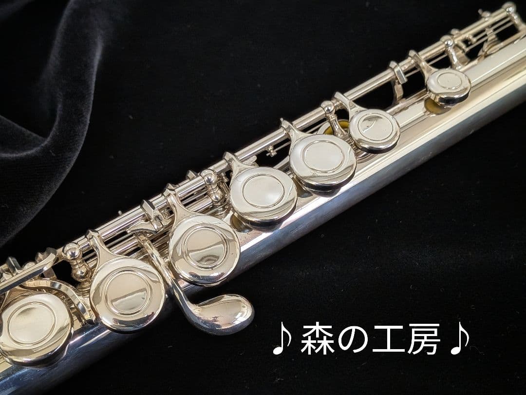 値下げ‼️中古フルート専門店‼️銀メッキ ヤマハフルートYFL211SⅡ Eメカ