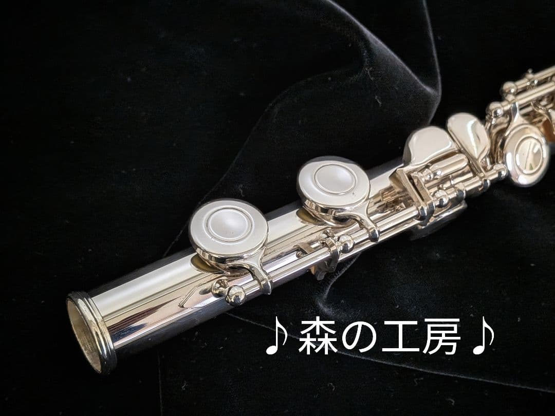 値下げ‼️中古フルート専門店‼️銀メッキ ヤマハフルートYFL211SⅡ Eメカ