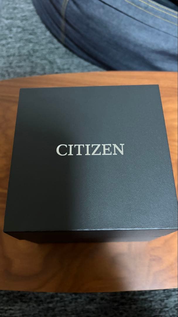 （値下げ可）【CITIZEN】クロノグラフ レザー ブラックバンド 腕時計