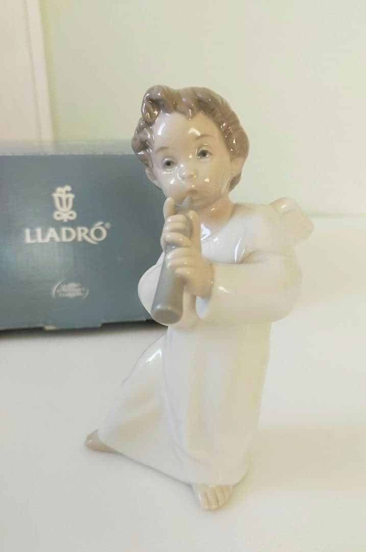 楽天市場】リヤドロ 可愛いフルート 天使 置物 01004540 LLADRO ギフト