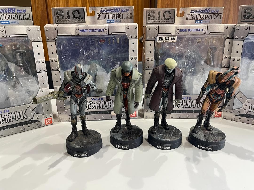 ロボット刑事K　フィギュアセット　組み立て済み